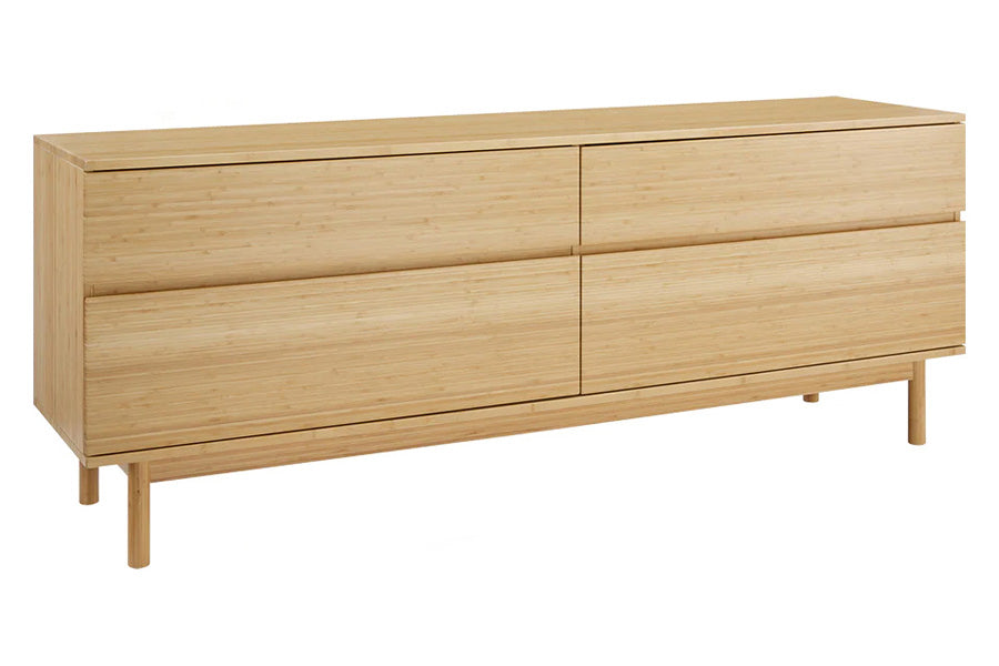 Greenington - Monterey 4 Drawer Double Dresser in Wheat, Solid Moso Bamboo