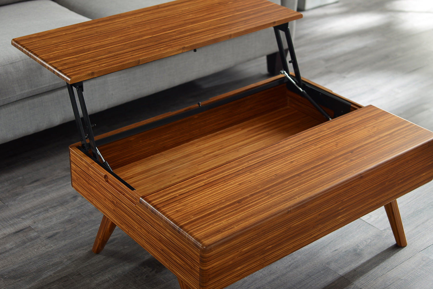 Greenington - Rhody Lift Top Coffee Table in Amber, Bamboo