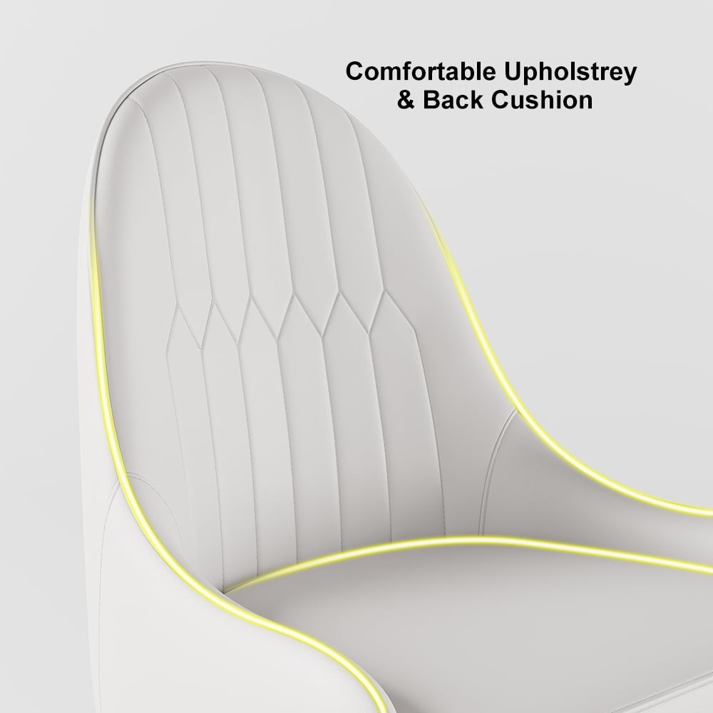 HMR - Darg Series Modern PU Leather Upholstery Dining Chairs