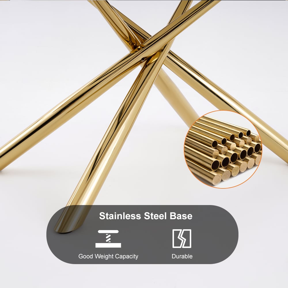 HMR - Modern Rectangle Sintered Stone Dining Table