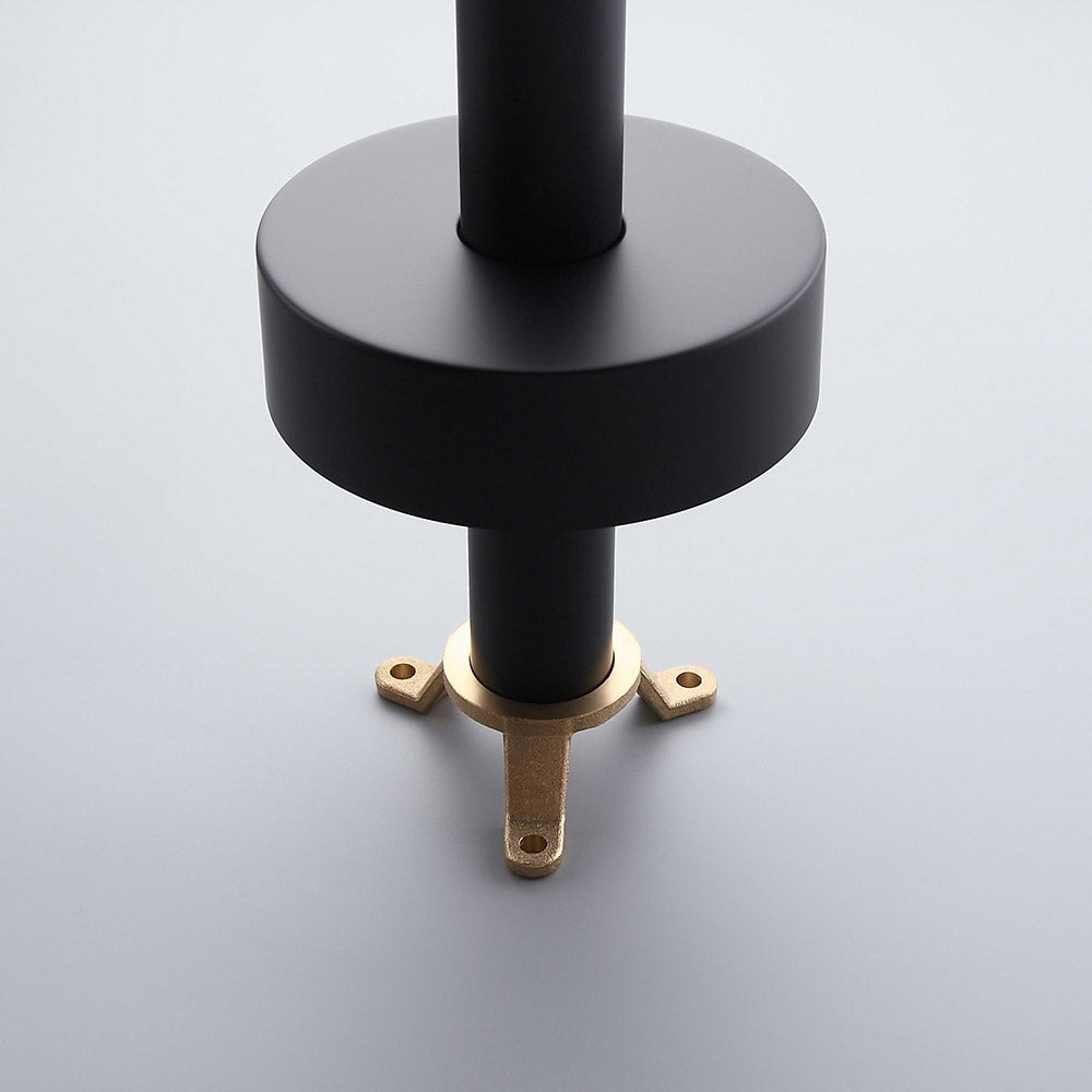 HMR - Brewst Freestanding Tub Filler Faucet in Matte Black, Brass