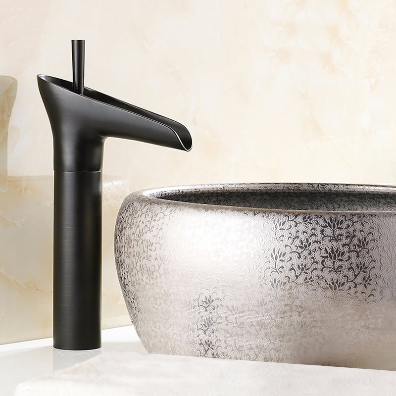 HMR - Ashfie Classic Single Tall Waterfall Basin Mixer Tap