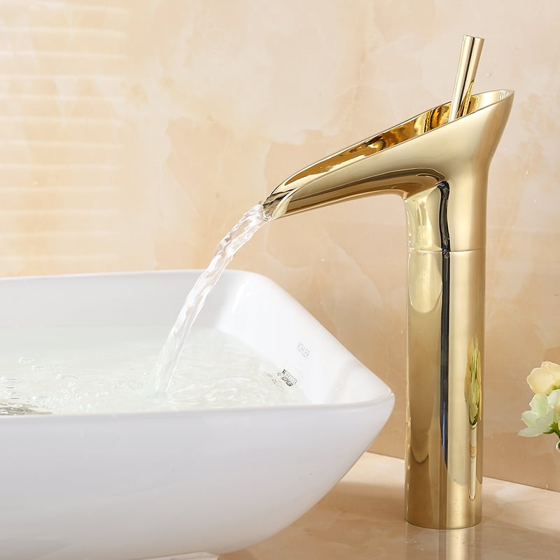 HMR - Ashfie Classic Single Tall Waterfall Basin Mixer Tap
