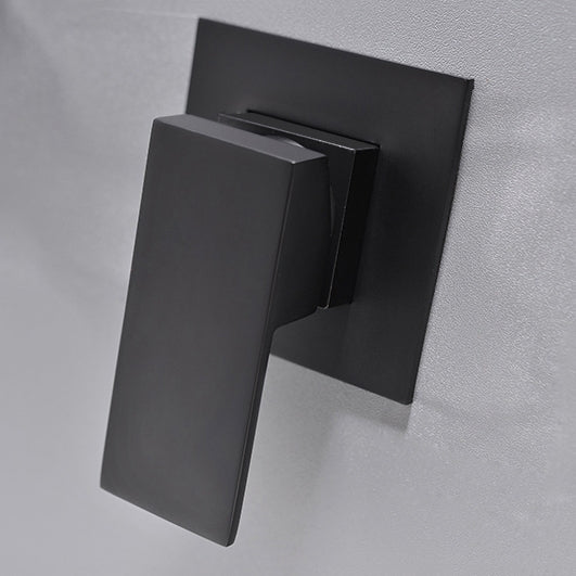 HMR - Shoop Wall Mounted Waterfall Sink Faucet in Matte Black
