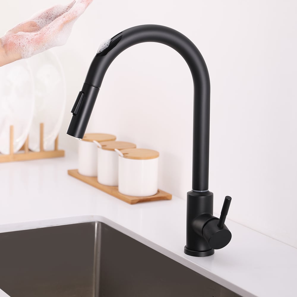 HMR - Touch Kitchen Faucet Pull Out Spray Single Handle