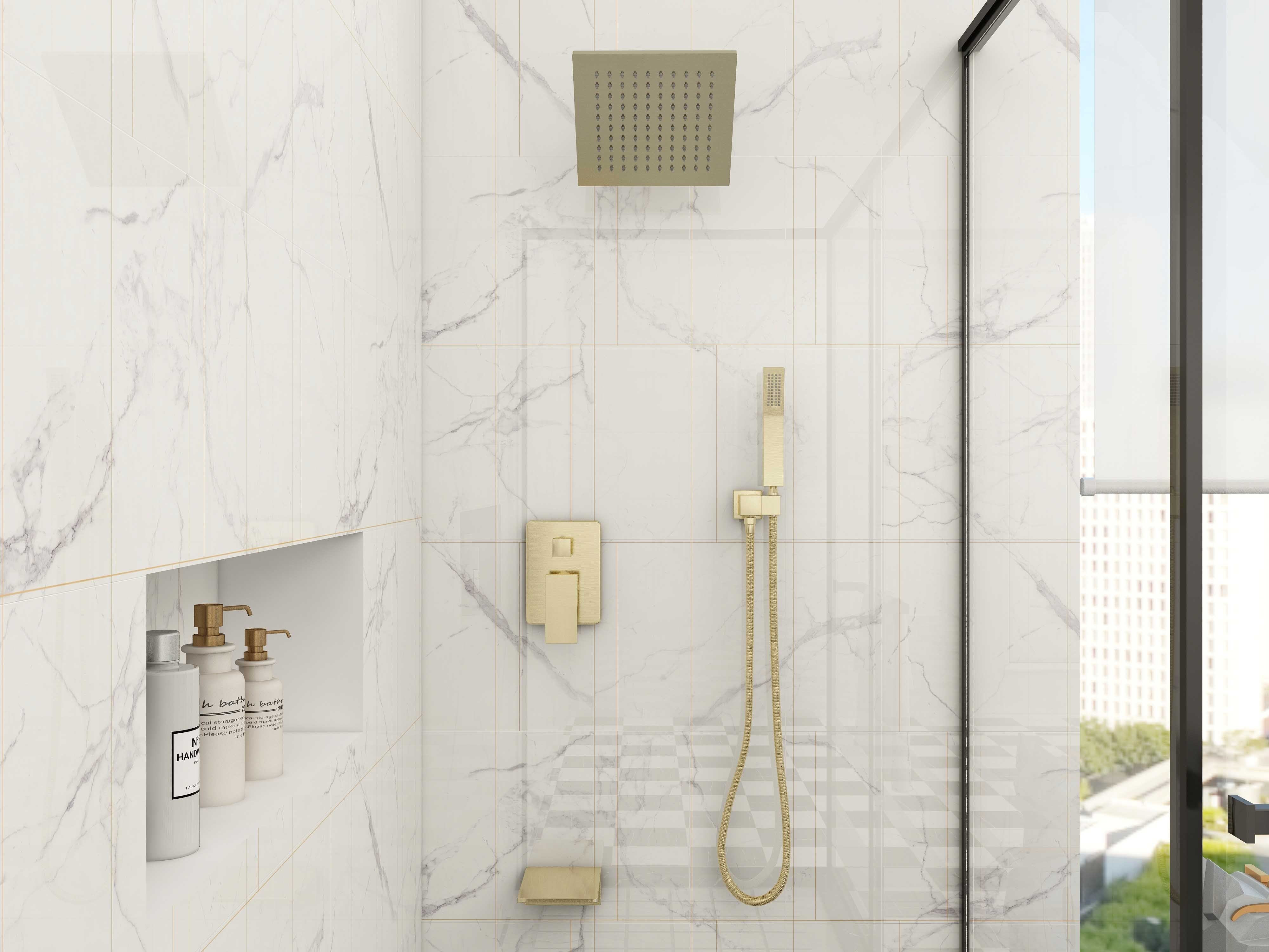 HMR - Wall Mount Rainshower Hand Shower & Tub Spout Shower System