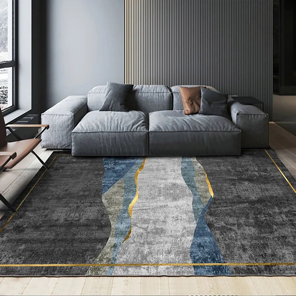 HMR - Modern Abstract 5' x 7' Rectangle Area Rug