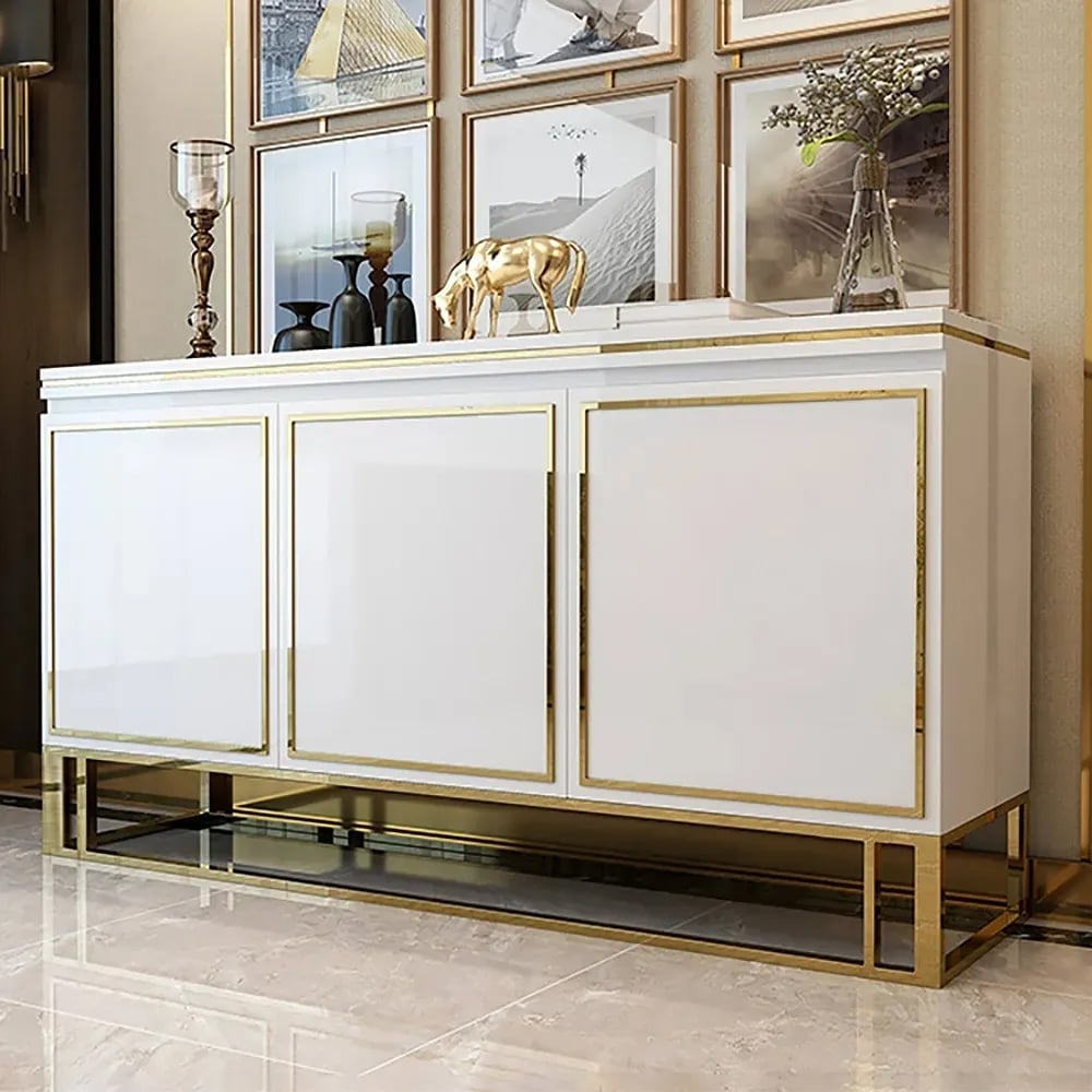 HMR - Medally 59" Sideboard Buffet Cabinet with Storage