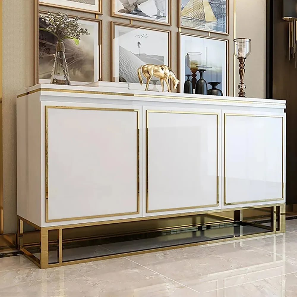 HMR - Medally 59" Sideboard Buffet Cabinet with Storage