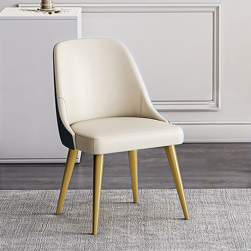 HMR - Modern Dining Chairs with PU Leather Upholstery