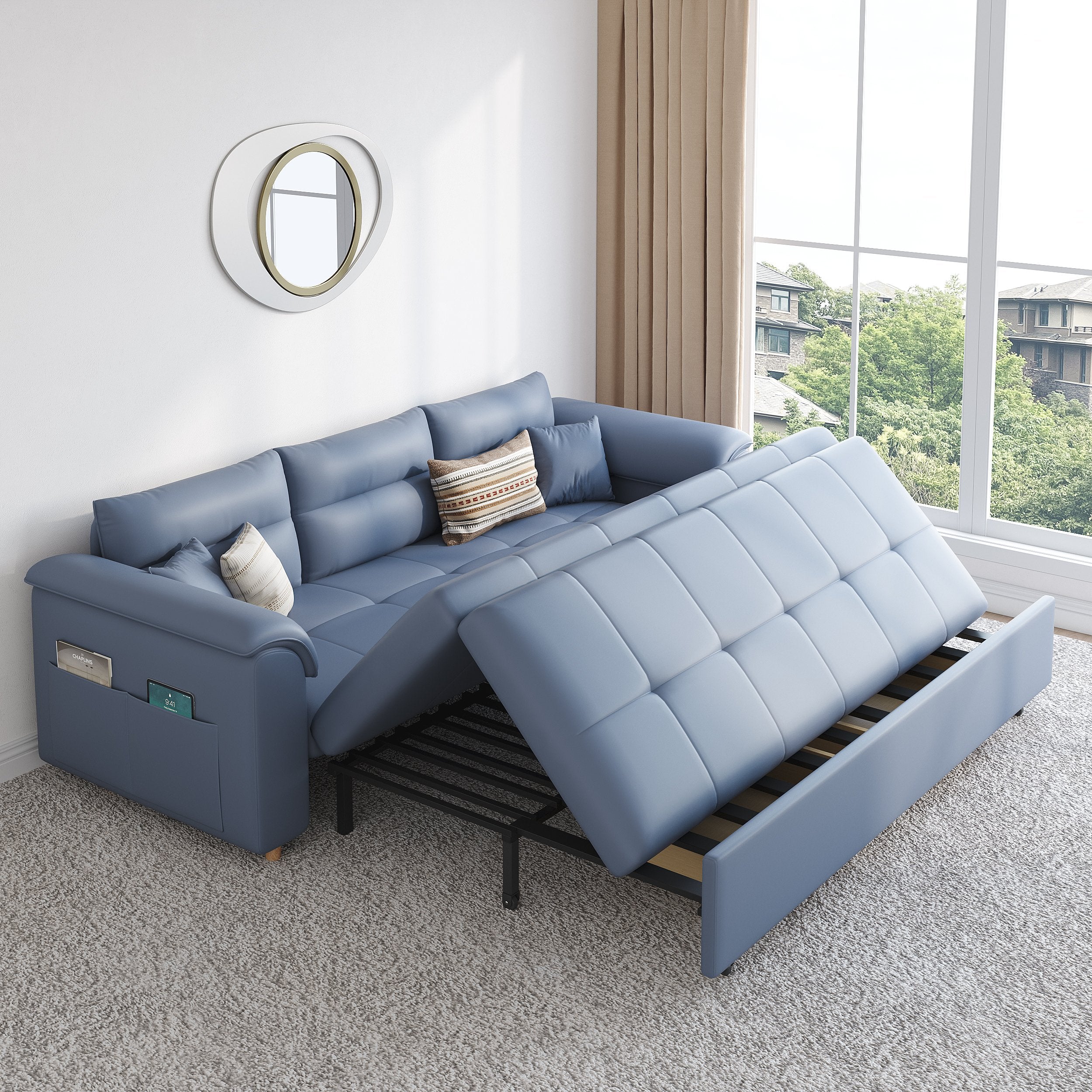 HMR - Queen 2-Seater Sleeper Sofa
