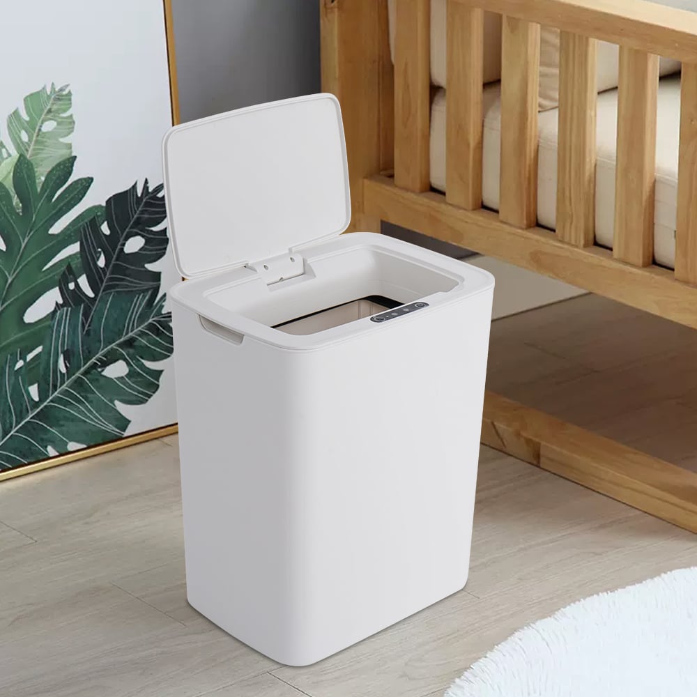 HMR - Intelligent Touchless Sensor Trash Can with Odor-Absorbing Deodorizer Area