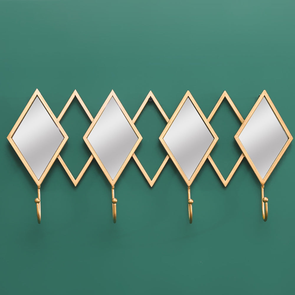 HMR - Luxury Entryway Wall-Mounted Coat Rack (Set of 2) in Multi-Color