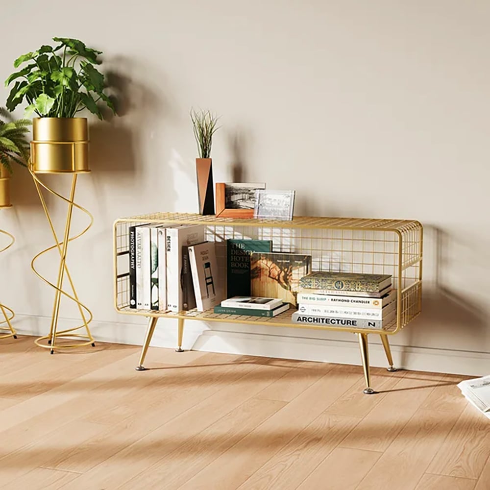 HMR - Modern Mesh Standing 20" Etagere Bookshelf