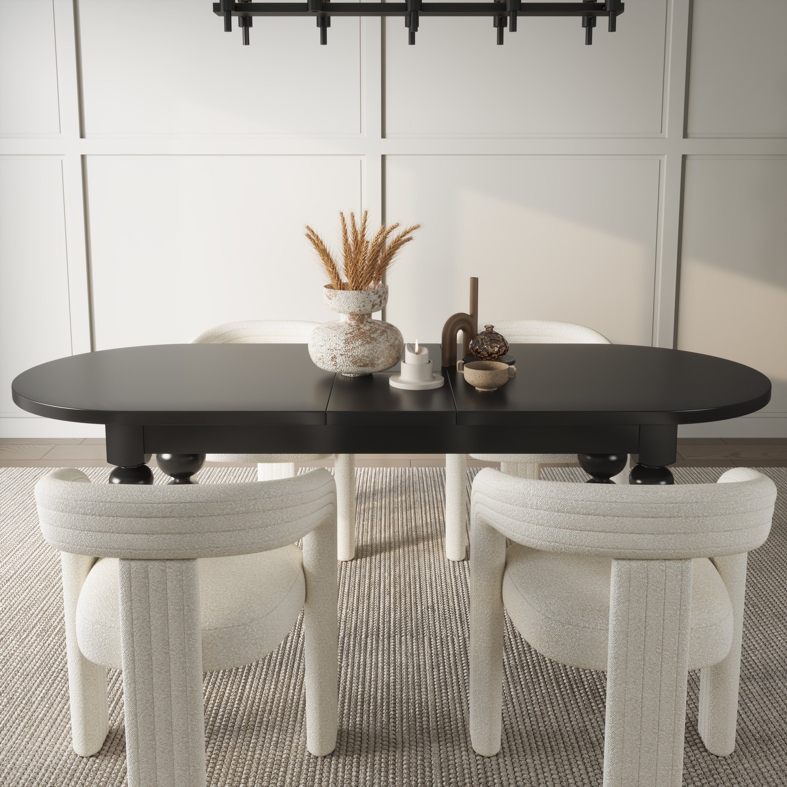 HMR - Dining Set 67"-79" Extendable Dining Table