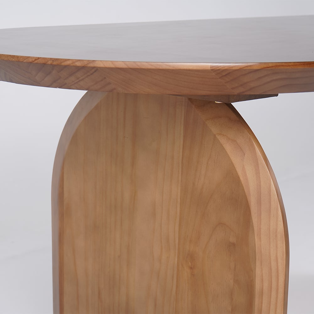 HMR - Dining Set 70.9" Japandi Dining Table