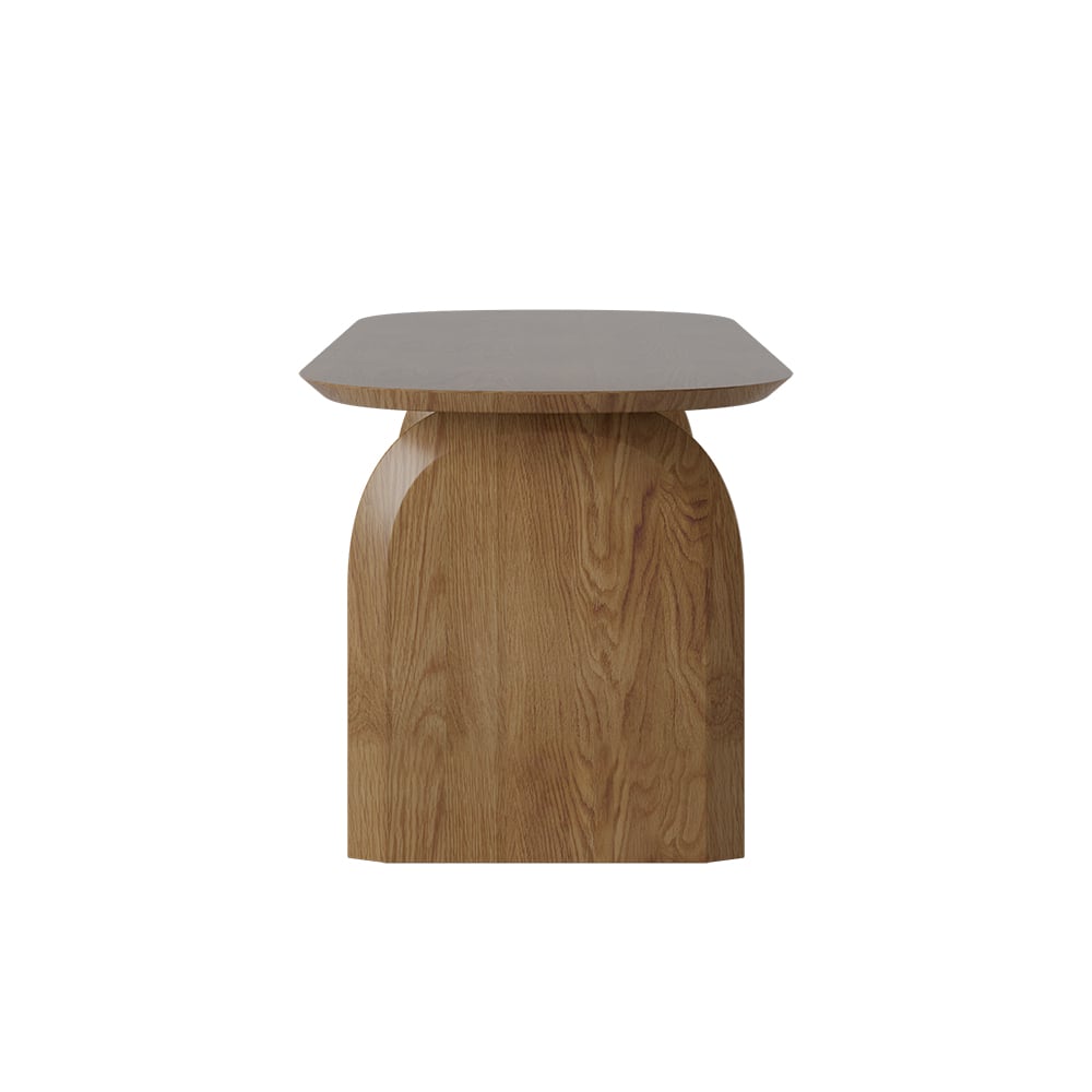 HMR - Dining Set 70.9" Japandi Dining Table