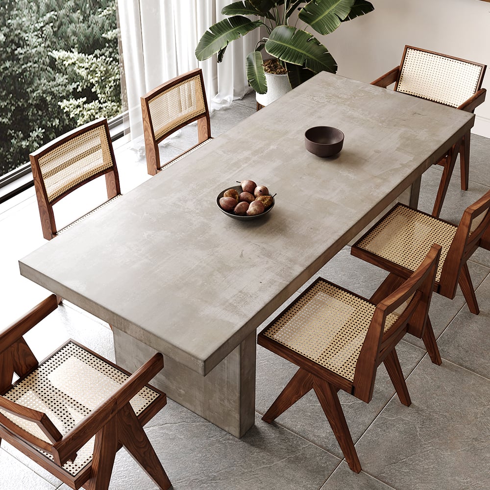 HMR - Dining Set 70.9" Farmhouse Dining Table