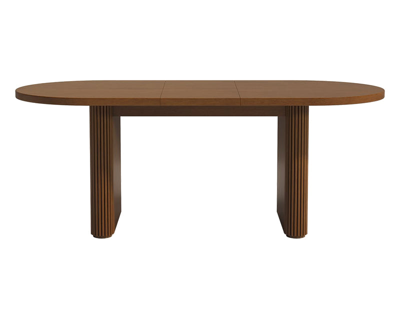 HMR - Japandi Oval Extendable Dining Table