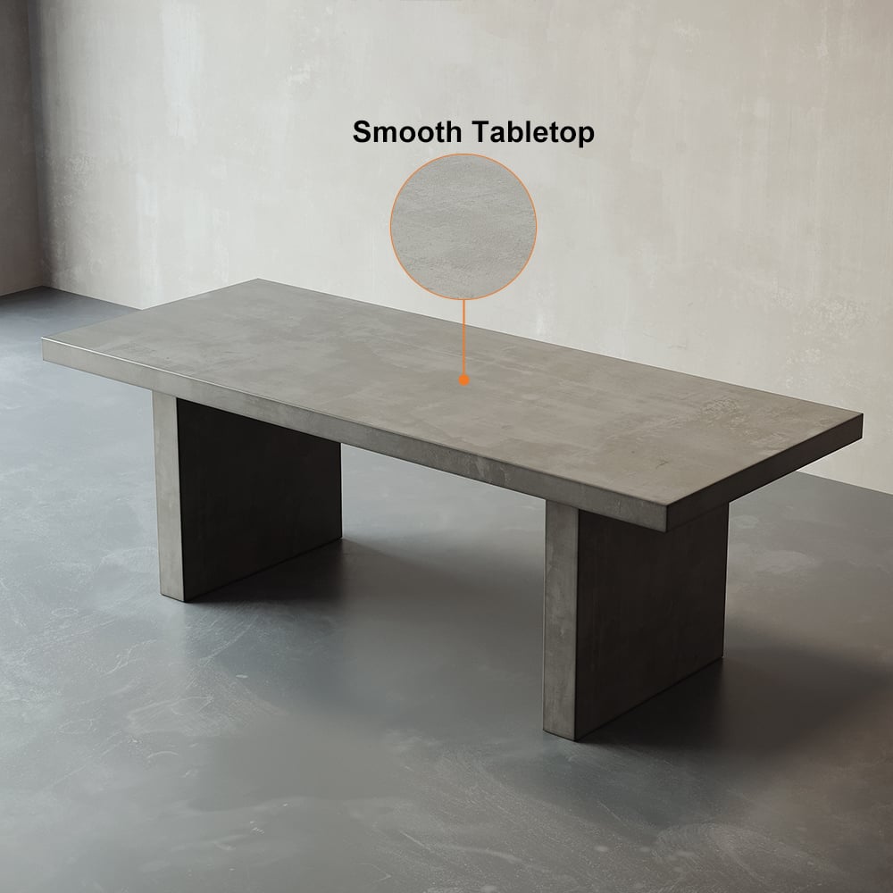 HMR - Upoak Series Farmhouse Rectangle Wood Dining Table