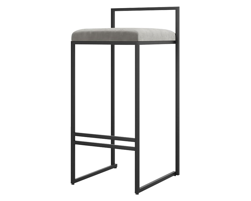 HMR - 72'' Japandi Kitchen lsland Gray Counter Stools Set Wooden Storage Kitchen Cabinet