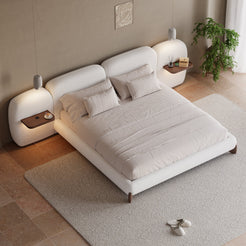 HMR - Curva Boucle Bed with Headboard
