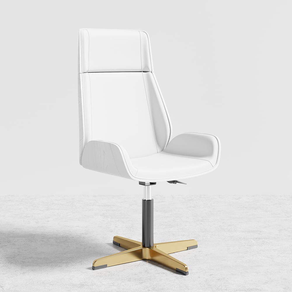 HMR - Modern Home Office Chair with Upholstered High Back