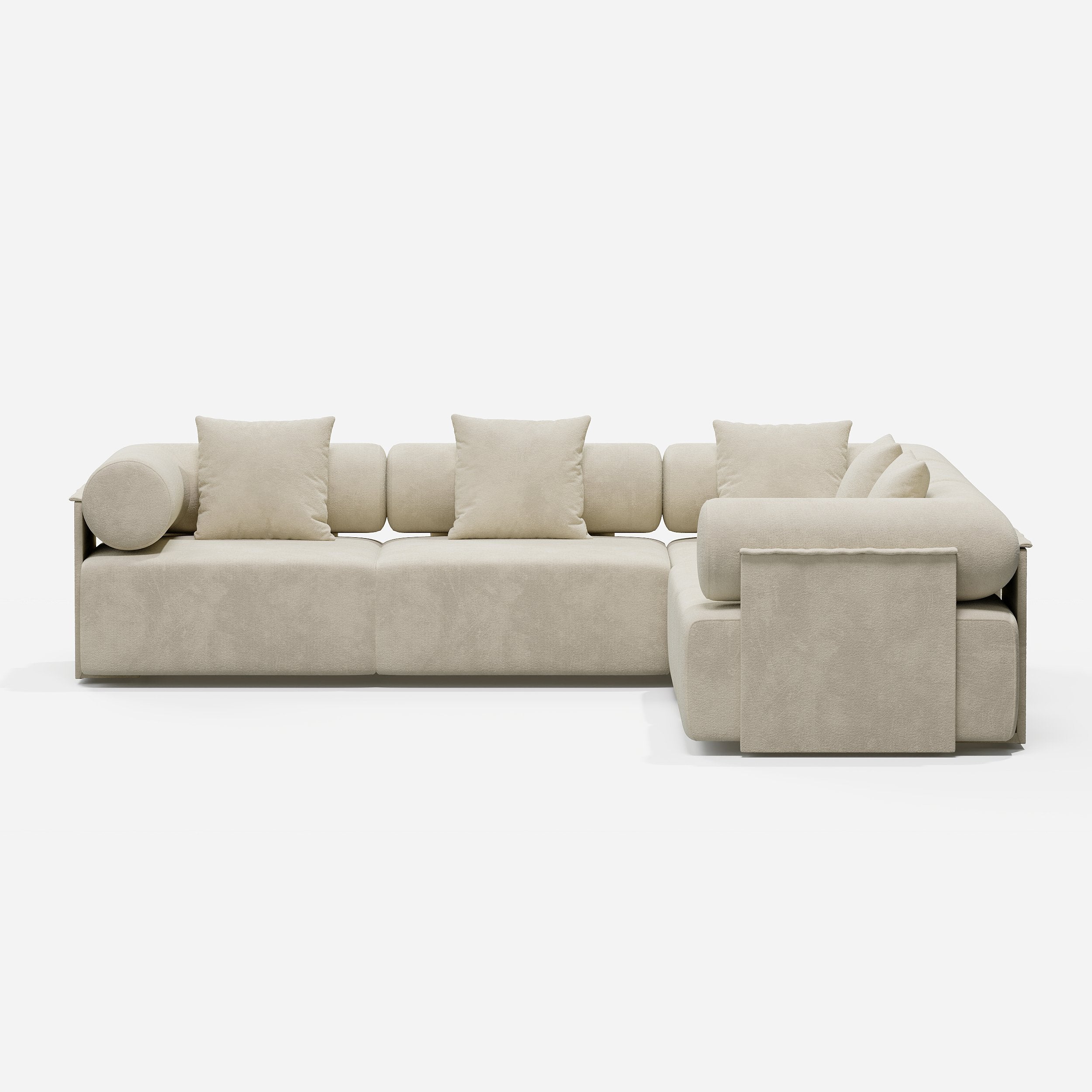 HMR - 110" 5-Piece Modular L-Shaped Sectional Sofa