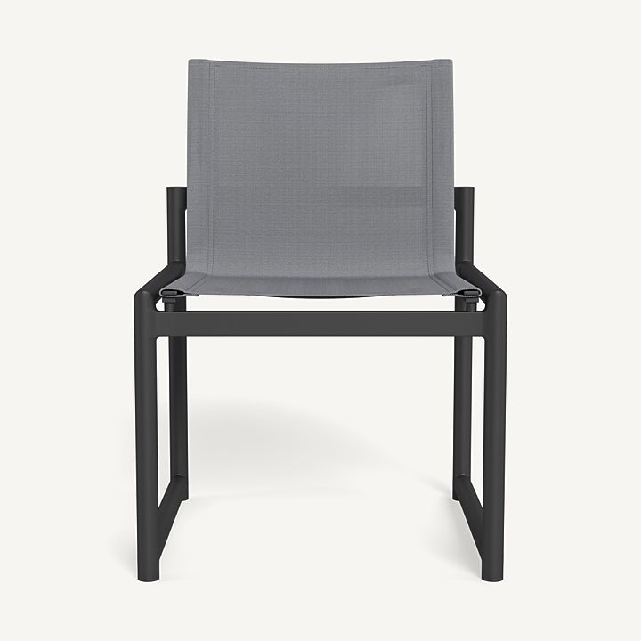 Harbour - Breeze Xl Aluminum Armless Dining Chair