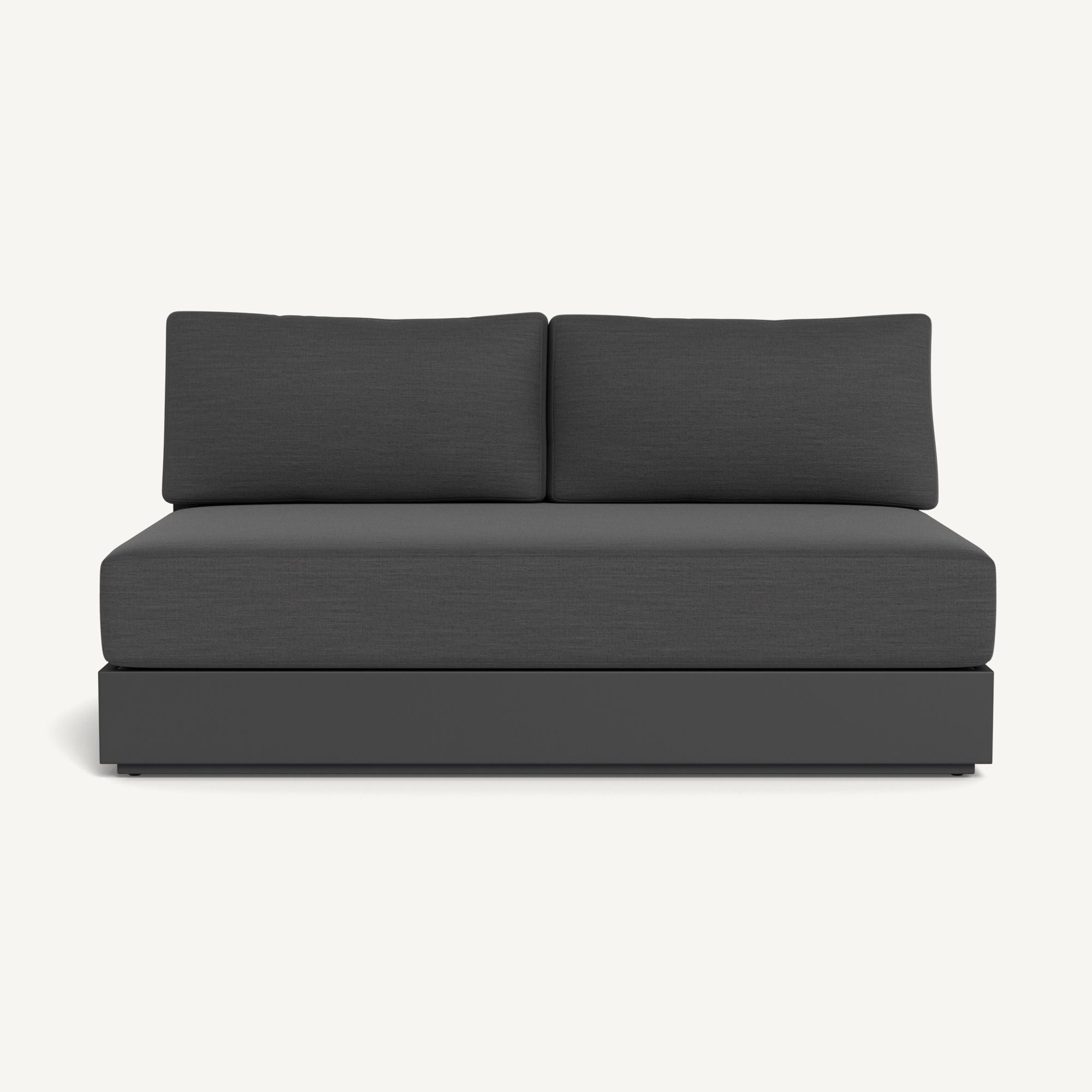 Harbour - Hayman Aluminum 2 Seat Armless Sofa