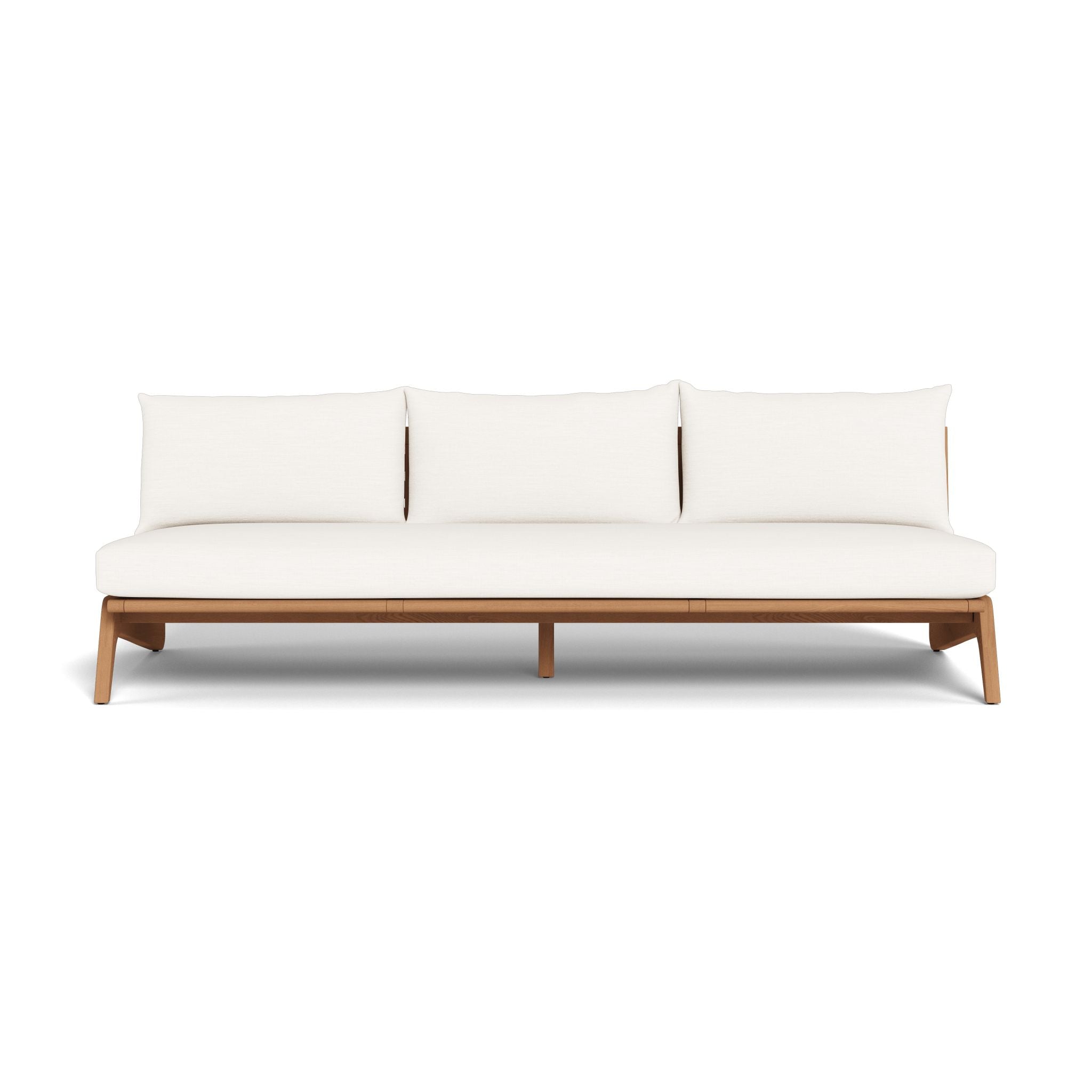 Harbour - Mlb Teak 3 Seat Armless Sofa