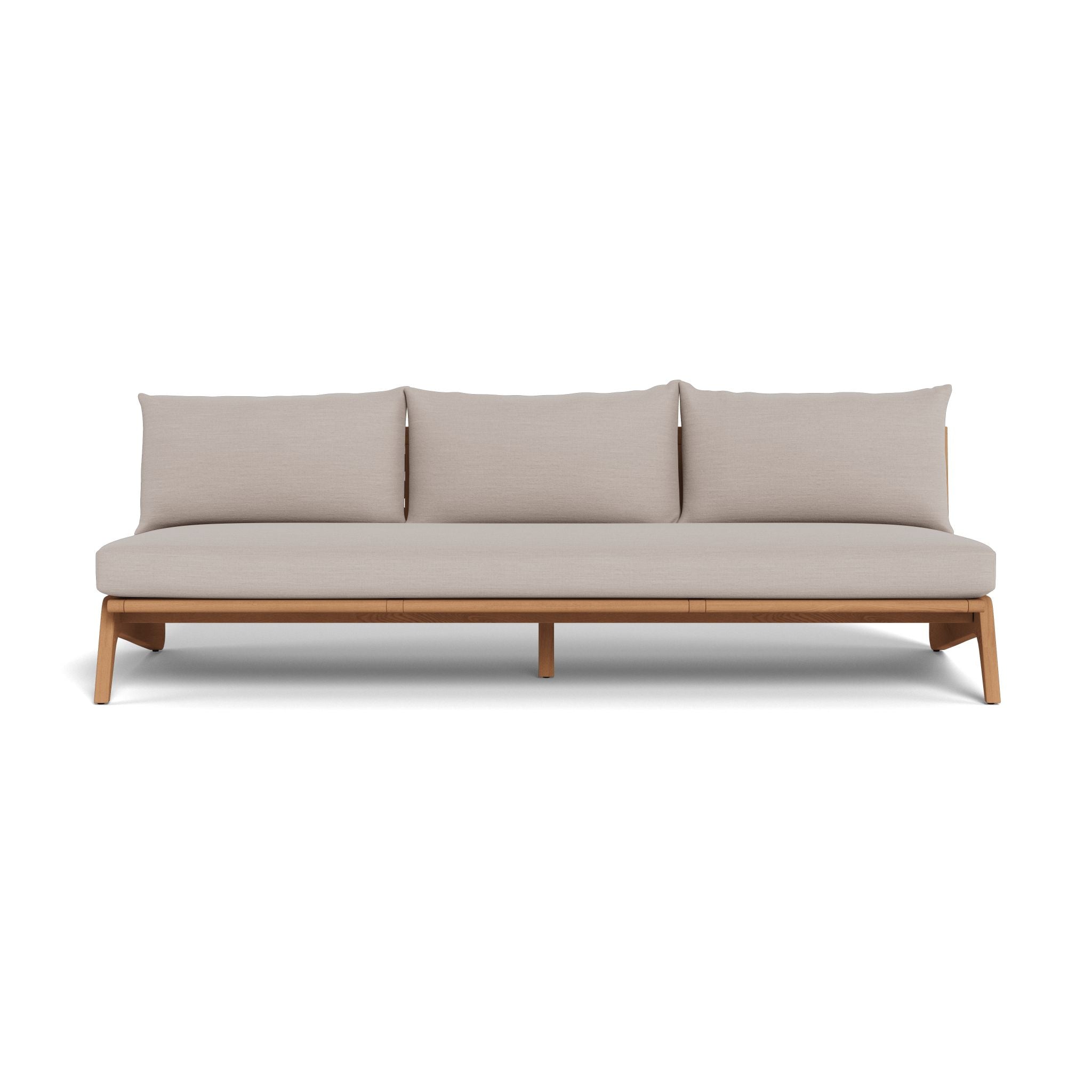 Harbour - Mlb Teak 3 Seat Armless Sofa