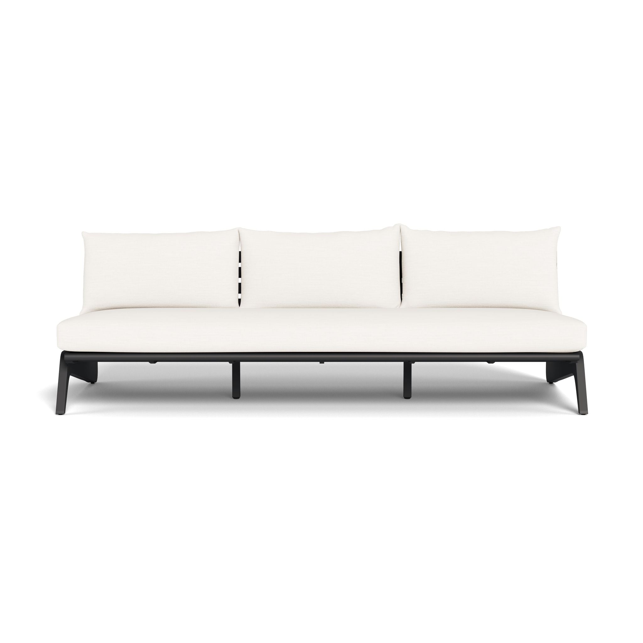 Harbour - Mlb Aluminum 3 Seat Armless Sofa