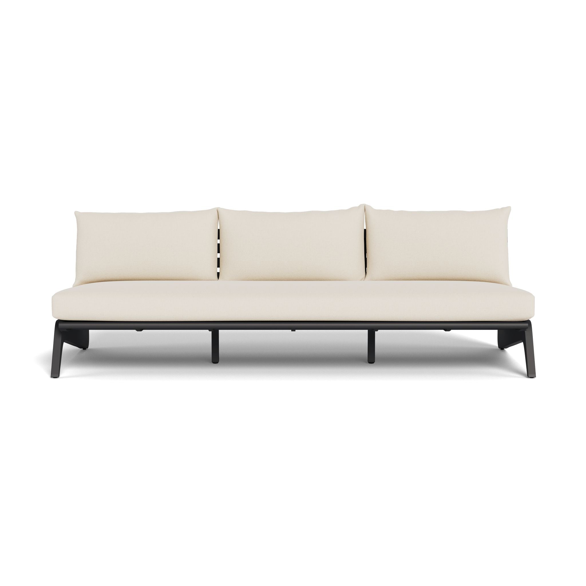 Harbour - Mlb Aluminum 3 Seat Armless Sofa