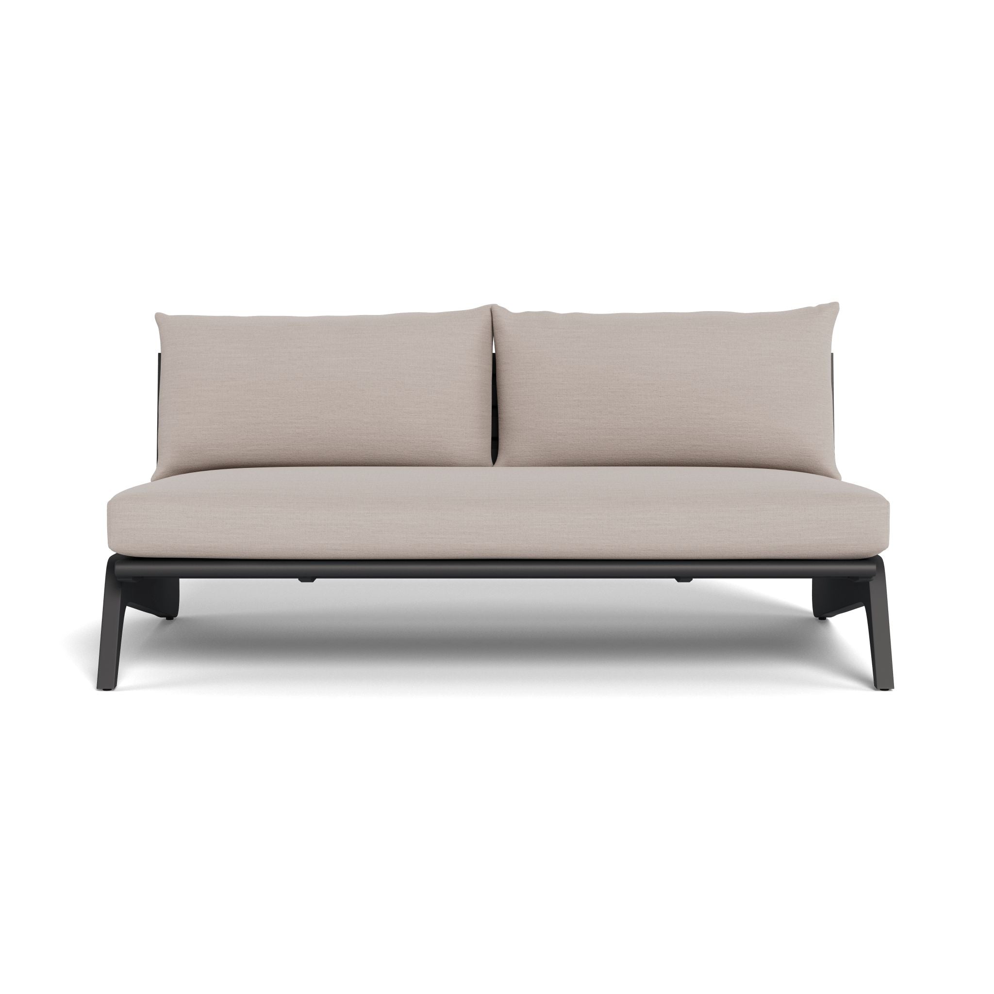 Harbour - Mlb Aluminum 2 Seat Armless Sofa