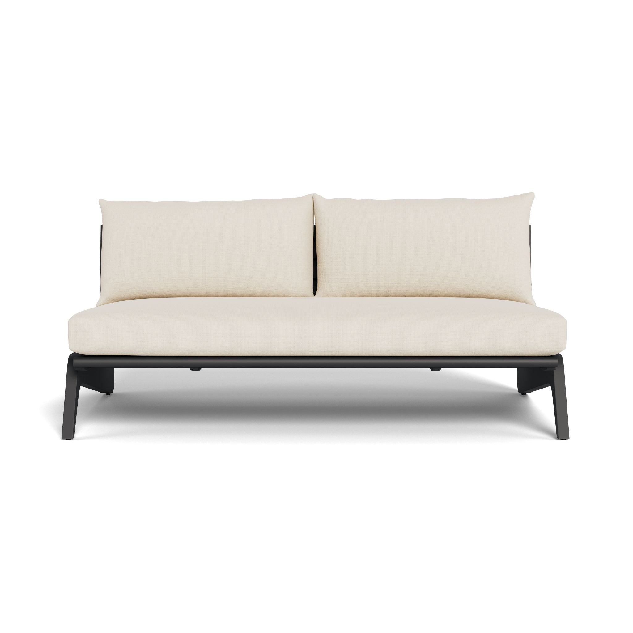 Harbour - Mlb Aluminum 2 Seat Armless Sofa