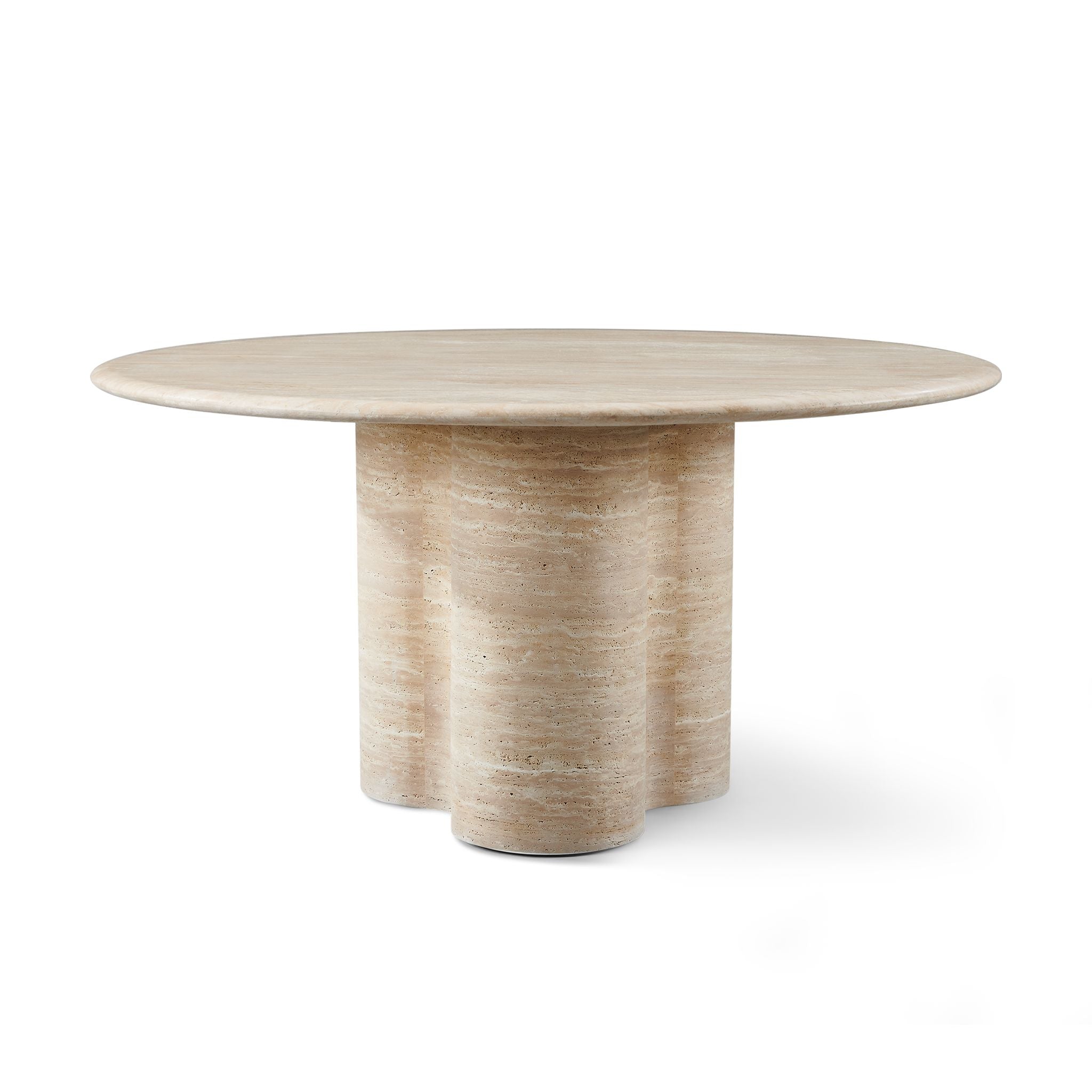 Harbour - Porto Travertine Round Dining Table 60"