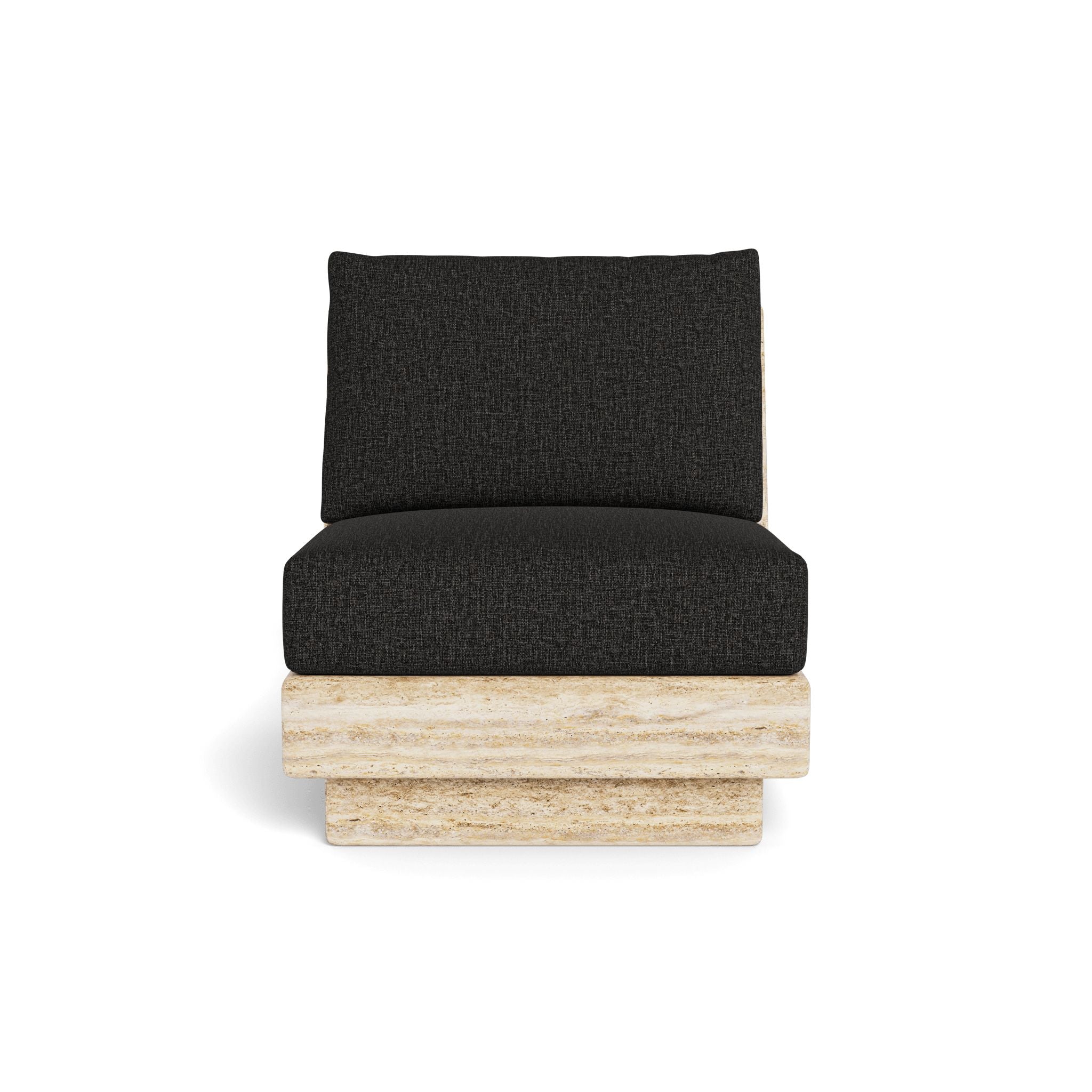 Harbour - Tulum Travertine Armless Lounge Chair