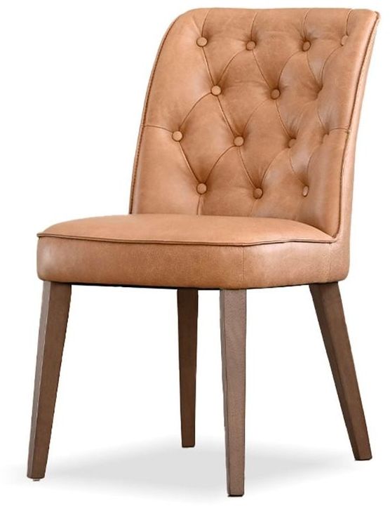Mobital - Roulette Dining Chair in Saddle Brown