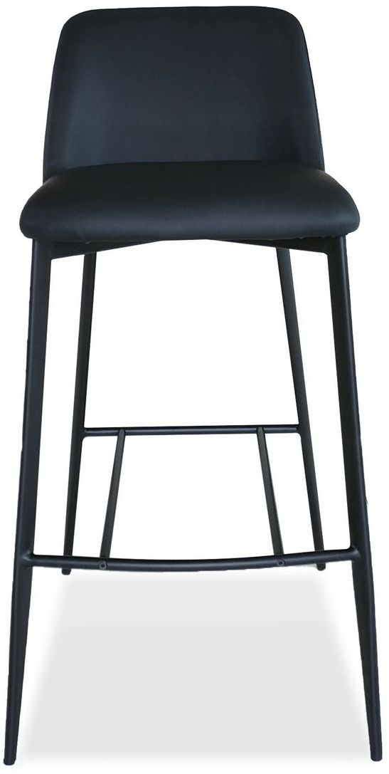Mobital - Seville Counter Stool in Black, Leatherette