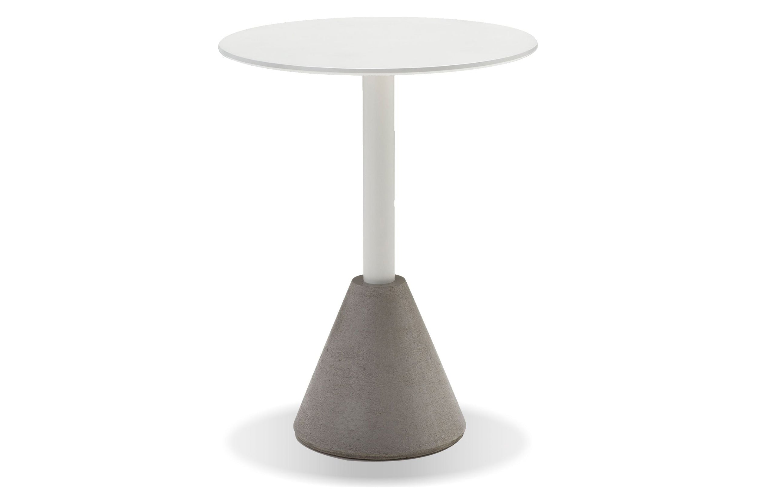 Mobital - Cayo Dining Table in White, Concrete