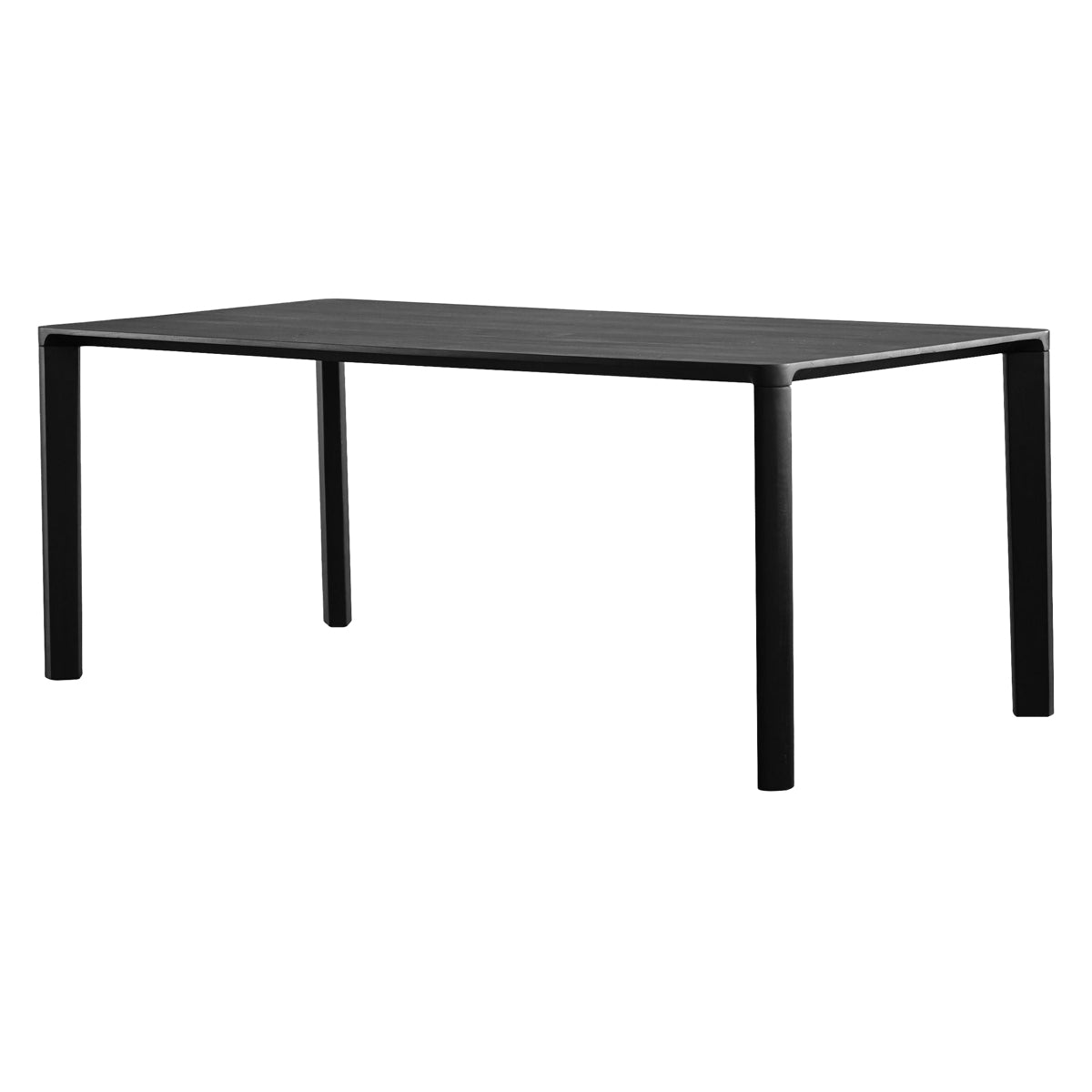 Mobital - Plank Dining Table in Black Soot