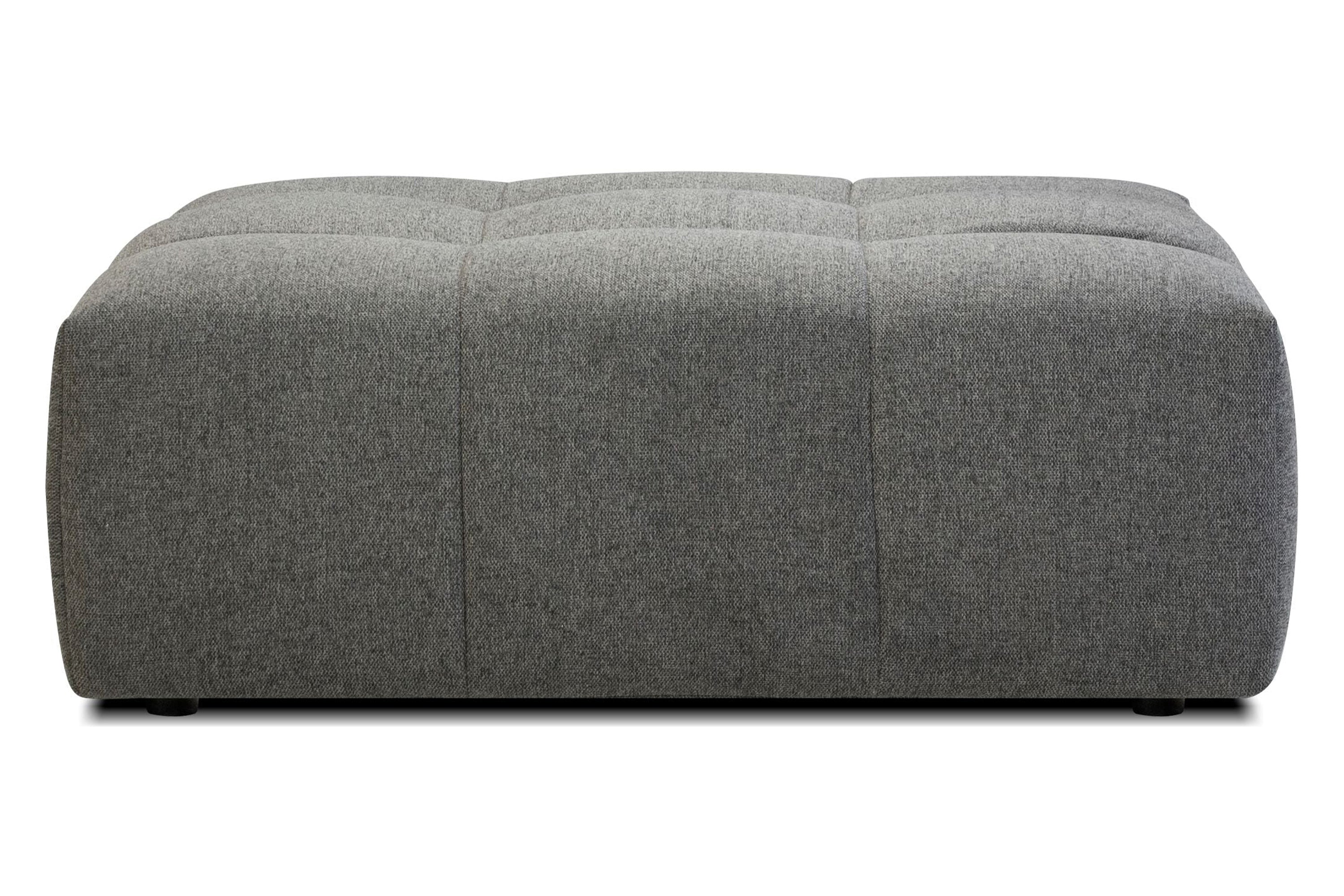 Mobital - Mallow Piece of Sectional in Gray Chenille, Fabric
