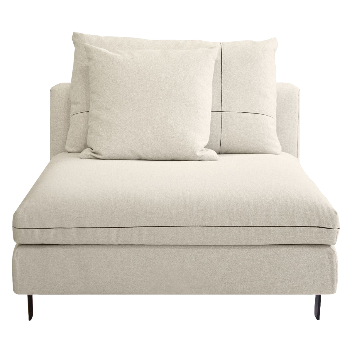 Mobital - Plateau Fabric Sectional in Stone