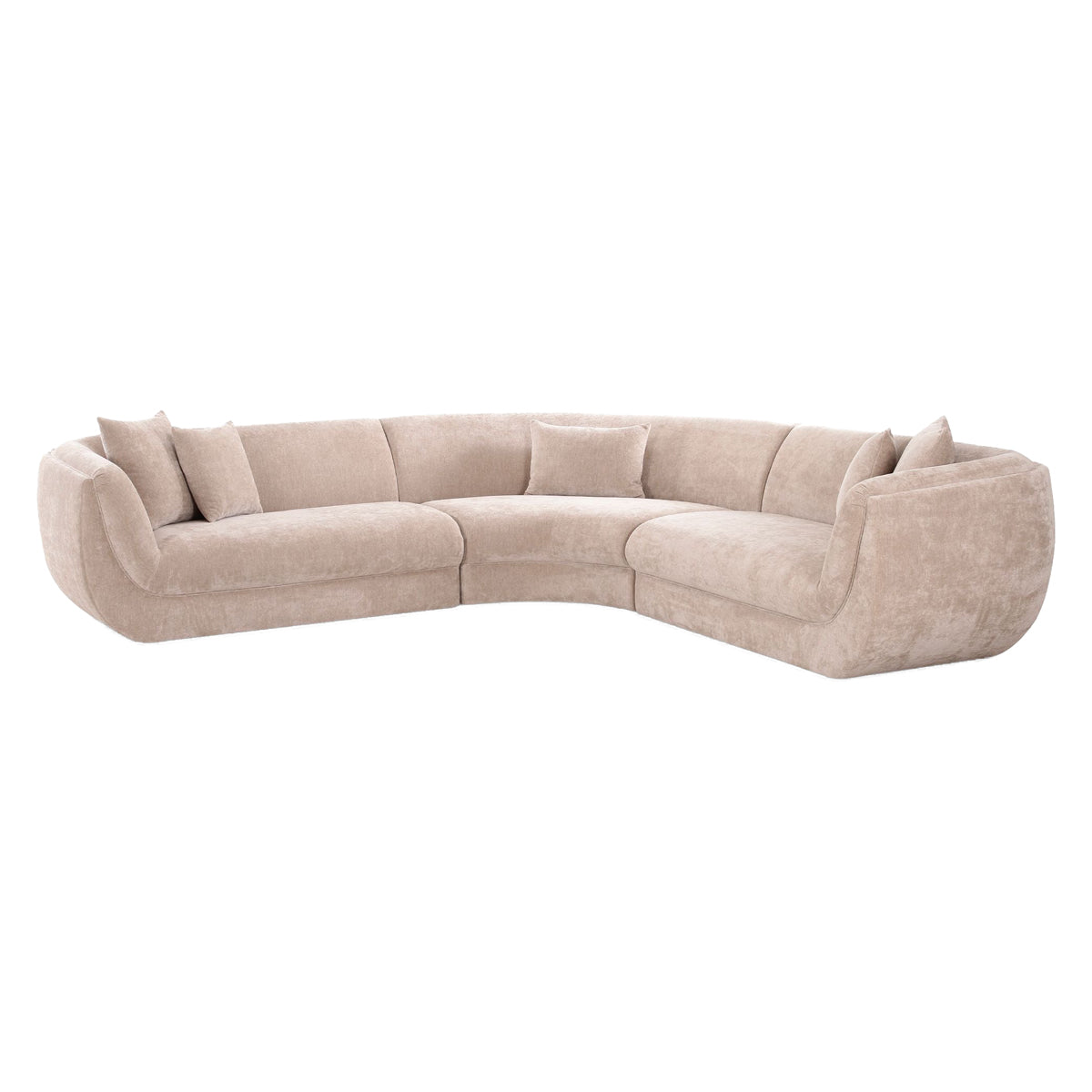 Mobital - Swerve Sectional 3-Piece Branzino