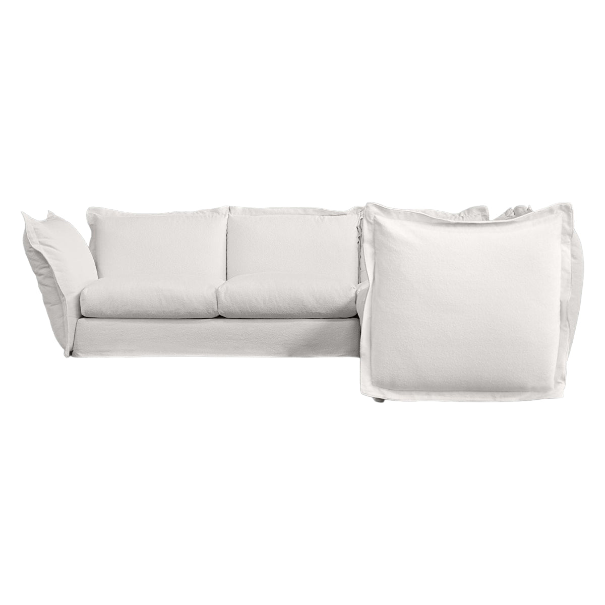 Mobital - Willow Sectional in Sea Shell