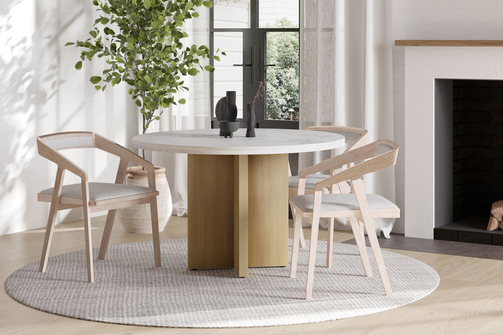 Moe's - Padma Arm Chair Fabric