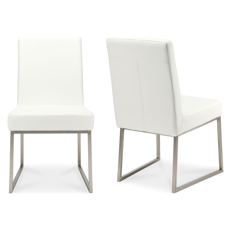 Moe's - Tyson Modern Dining Chair Set of 2 in White