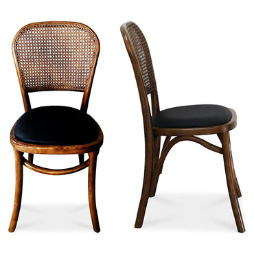 Moe's - Bedford Rustic Dining Chair Set of 2 in Light Brown