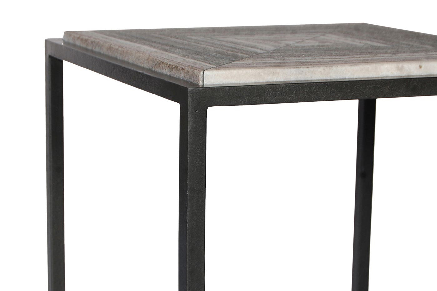 Moe's - Winslow Marble Side Table in Gray